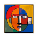 Quadro Stampa su Tela Maschera Cubista - CupidoDesign