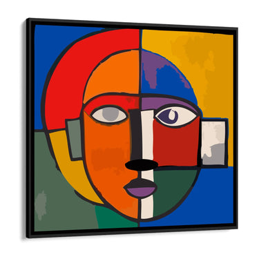 Quadro Stampa su Tela Maschera Cubista - CupidoDesign