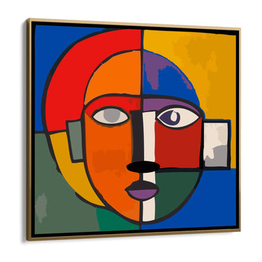 Quadro Stampa su Tela Maschera Cubista - CupidoDesign