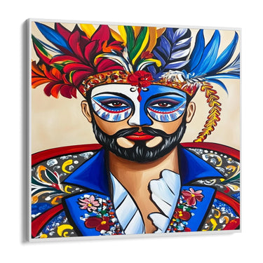 Quadro Stampa su Tela Maschera di Carnevale - CupidoDesign