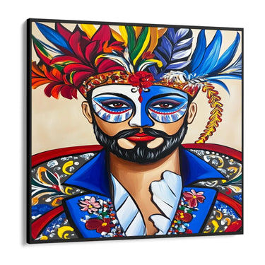Quadro Stampa su Tela Maschera di Carnevale - CupidoDesign