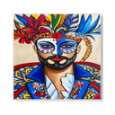 Quadro Stampa su Tela Maschera di Carnevale - CupidoDesign