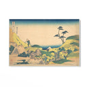 Quadro Stampa su Tela Meguro inferiore, Katsushika Hokusai - CupidoDesign