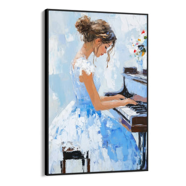 Quadro Stampa su Tela Melodia Bianca - CupidoDesign