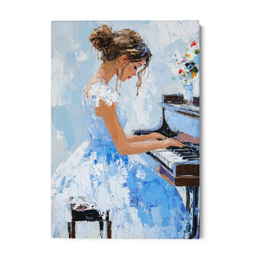 Quadro Stampa su Tela Melodia Bianca - CupidoDesign