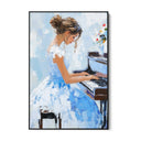 Quadro Stampa su Tela Melodia Bianca - CupidoDesign