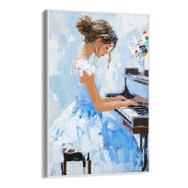 Quadro Stampa su Tela Melodia Bianca - CupidoDesign