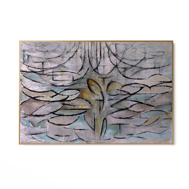 Quadro Stampa su Tela Melo in fiore, Piet Mondrian - CupidoDesign