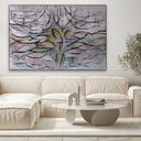 Quadro Stampa su Tela Melo in fiore, Piet Mondrian - CupidoDesign
