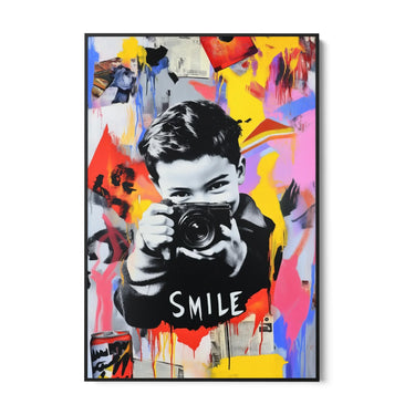 Quadro Stampa su Tela Memoria Pop - Smile - CupidoDesign