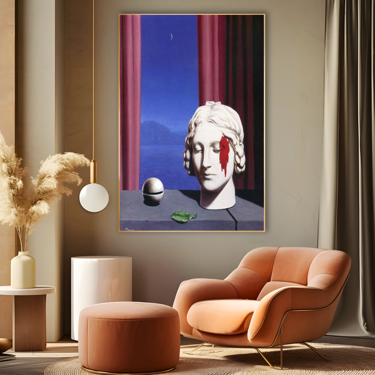 Quadro Stampa su Tela Memoria, René Magritte - CupidoDesign