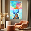 Quadro Stampa su Tela Mente Cosmica - CupidoDesign