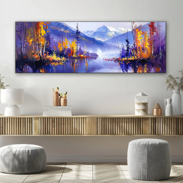 Quadro Stampa su Tela Miraggio Celeste - CupidoDesign