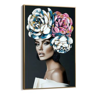 Quadro Stampa su Tela Moda Fiorita - CupidoDesign