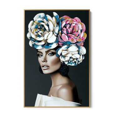Quadro Stampa su Tela Moda Fiorita - CupidoDesign