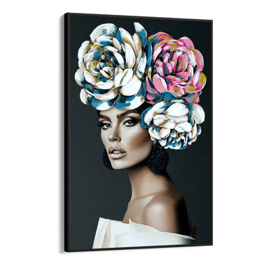 Quadro Stampa su Tela Moda Fiorita - CupidoDesign