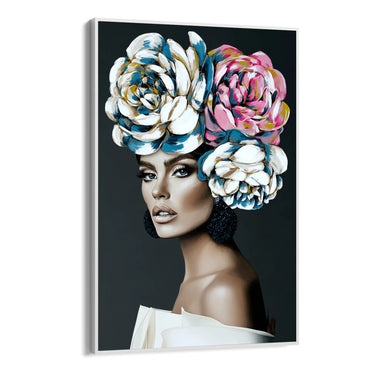 Quadro Stampa su Tela Moda Fiorita - CupidoDesign