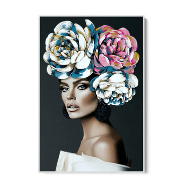 Quadro Stampa su Tela Moda Fiorita - CupidoDesign