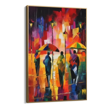 Quadro Stampa su Tela Momenti di pioggia - CupidoDesign