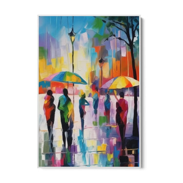Quadro Stampa su Tela Momenti di pioggia - CupidoDesign