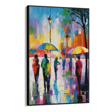 Quadro Stampa su Tela Momenti di pioggia - CupidoDesign