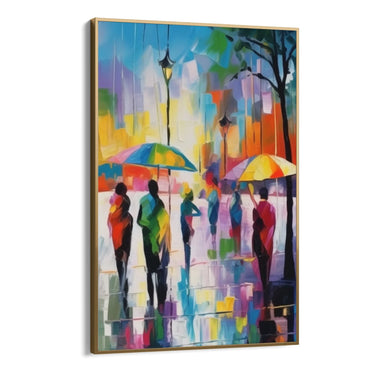 Quadro Stampa su Tela Momenti di pioggia - CupidoDesign
