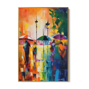 Quadro Stampa su Tela Momenti di pioggia - CupidoDesign