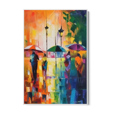 Quadro Stampa su Tela Momenti di pioggia - CupidoDesign