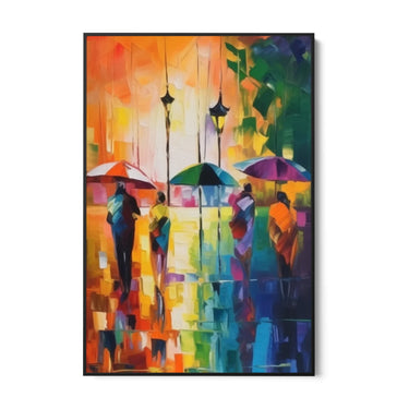Quadro Stampa su Tela Momenti di pioggia - CupidoDesign