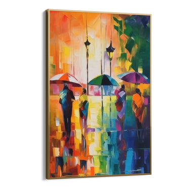 Quadro Stampa su Tela Momenti di pioggia - CupidoDesign