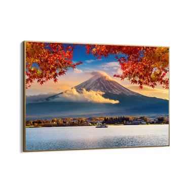 Quadro Stampa su Tela Monte Fuji in autunno, Giappone - CupidoDesign