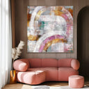 Quadro Stampa su Tela Mosaico di Onde- CupidoDesign