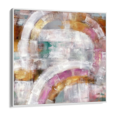 Quadro Stampa su Tela  Mosaico di Onde- CupidoDesign