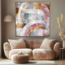 Quadro Stampa su Tela Mosaico di Onde - CupidoDesign