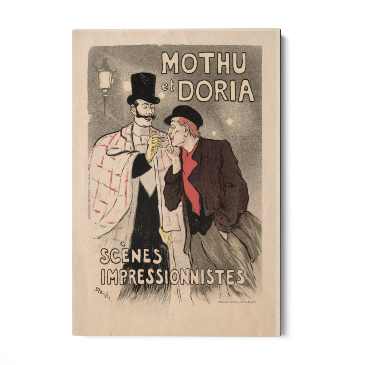 Quadro Stampa su Tela Mothu e Doria, Théophile Steinlen - CupidoDesign