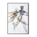 Quadro Stampa su Tela Movimento Interiore - CupidoDesign