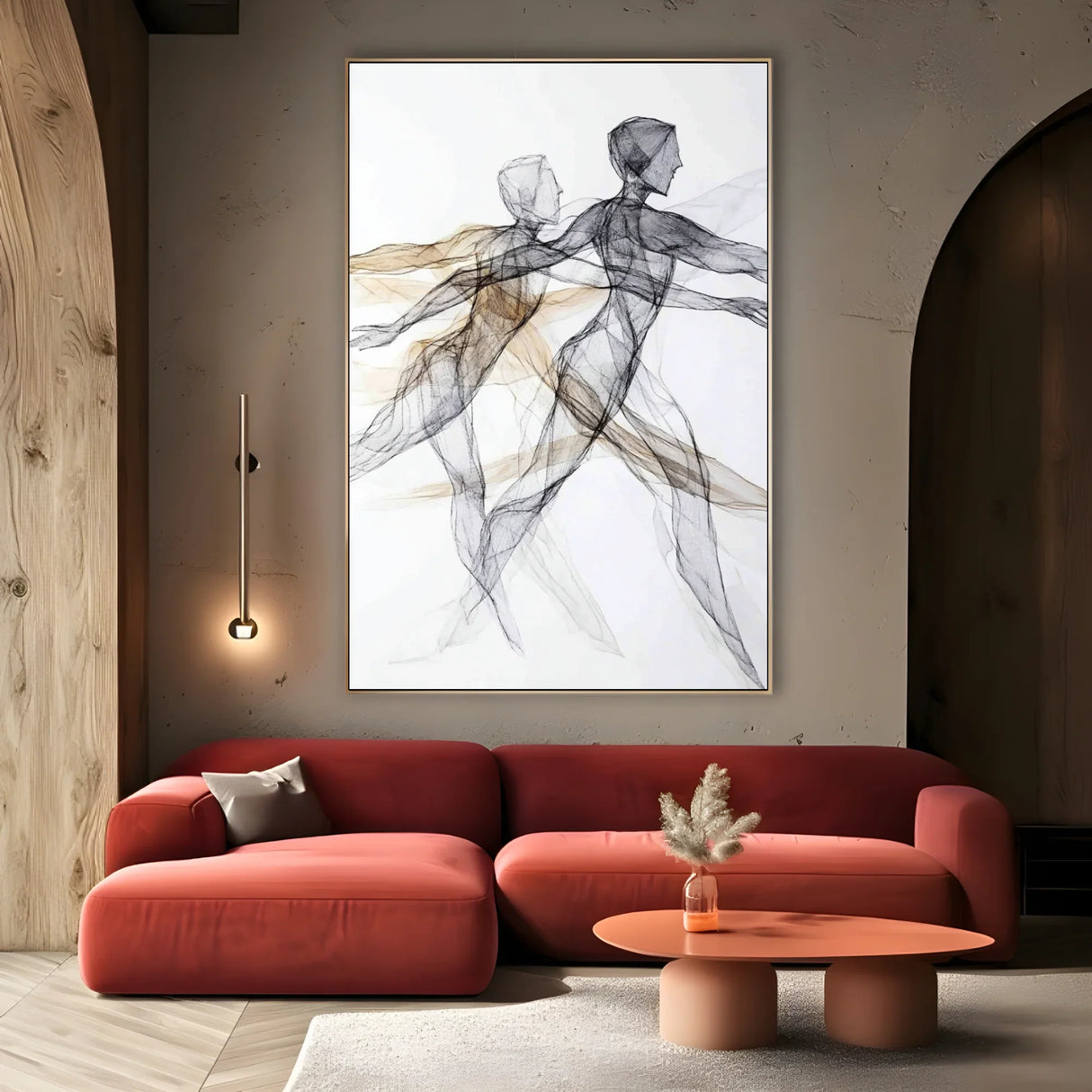 Quadro Stampa su Tela Movimento Interiore - CupidoDesign