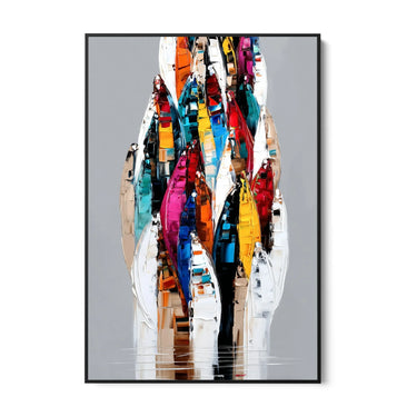 Quadro Stampa su Tela Musa Avvolta - CupidoDesign