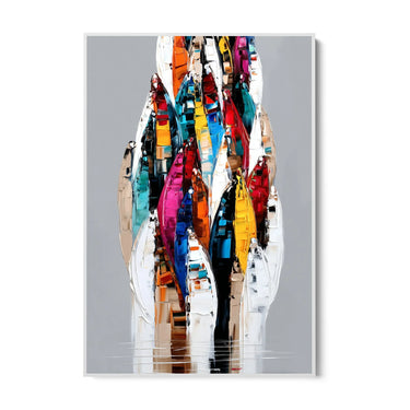 Quadro Stampa su Tela Musa Avvolta - CupidoDesign