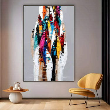 Quadro Stampa su Tela Musa Avvolta - CupidoDesign