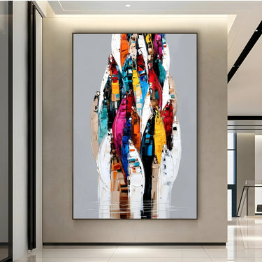 Quadro Stampa su Tela Musa Avvolta - CupidoDesign