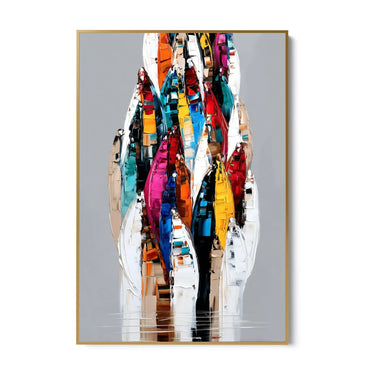 Quadro Stampa su Tela Musa Avvolta - CupidoDesign