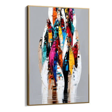 Quadro Stampa su Tela Musa Avvolta - CupidoDesign