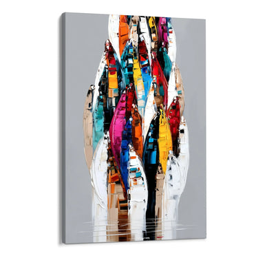 Quadro Stampa su Tela Musa Avvolta - CupidoDesign