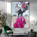 Quadro Stampa su Tela Musa Bianca - CupidoDesign