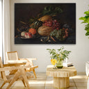 Quadro Stampa su Tela Natura morta con frutta, Abraham Mignon - CupidoDesign