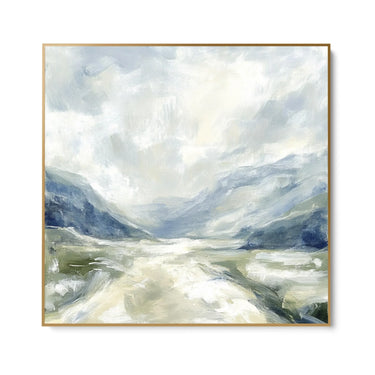 Quadro Stampa su Tela Nebbia Bianca - CupidoDesign