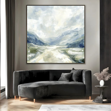 Quadro Stampa su Tela Nebbia Bianca - CupidoDesign