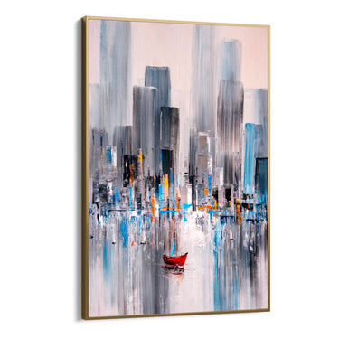 Quadro Stampa su Tela Nebulose di Città - CupidoDesign