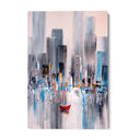 Quadro Stampa su Tela Nebulose di Città - CupidoDesign
